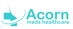 Acorn Meds Healthcare logo, link to homepage